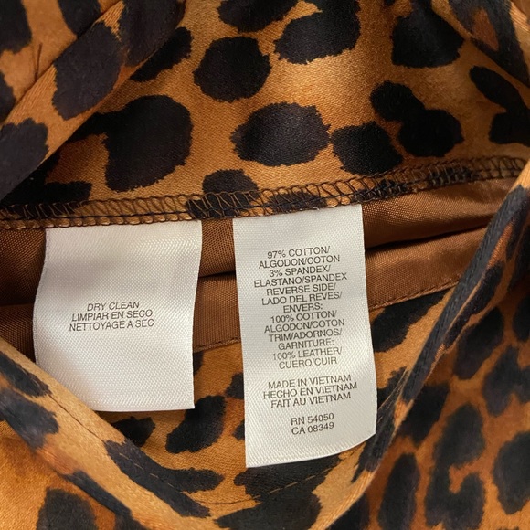 Jones New York reversible animal print and black coat - Picture 11 of 12